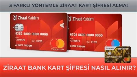 Ziraat banka kartı şifre oluşturma